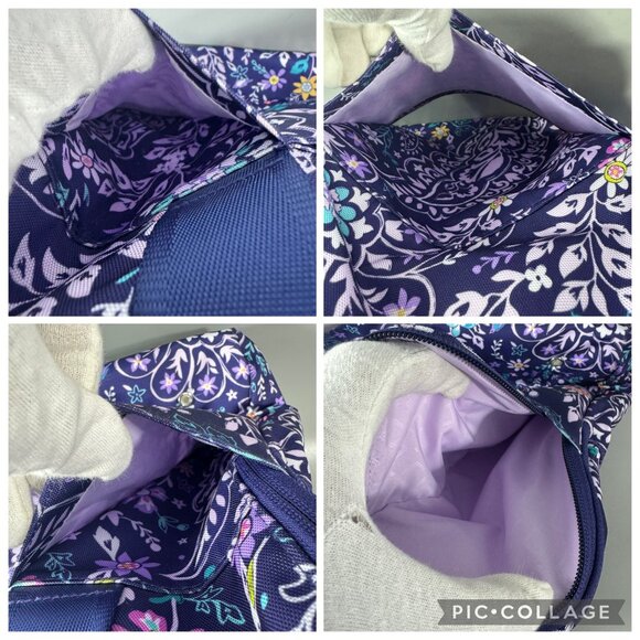 A Set of Vera Bradley Lighten Up Travel Duffel Belle Paisley - Picture 8 of 14